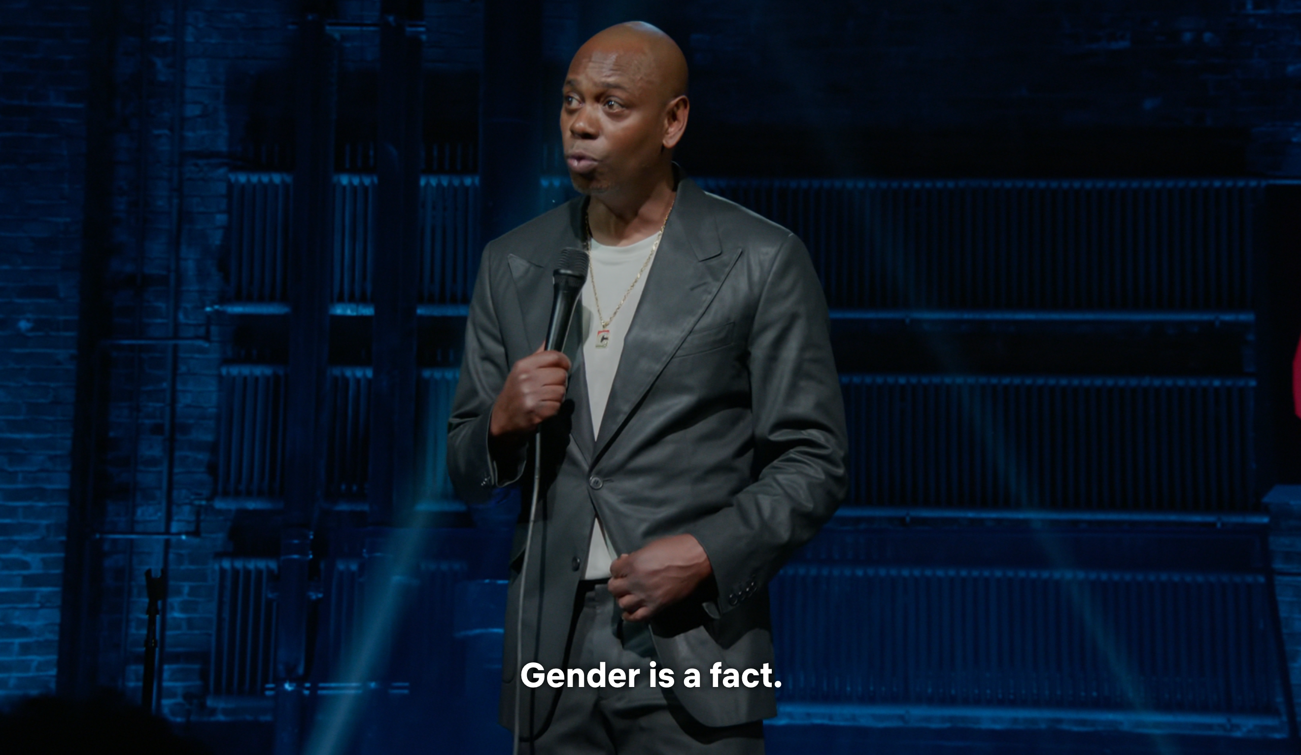  "Gender is simply a fact."