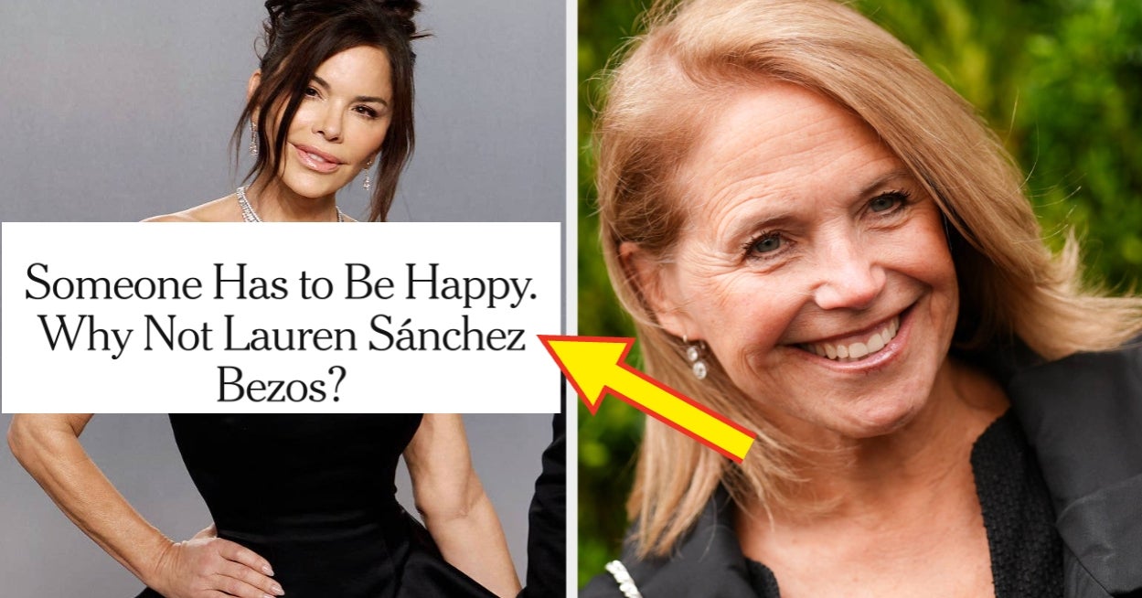 Katie Couric Just Said What Everyone's Been Thinking About Lauren Sánchez Bezos, And It's So Good