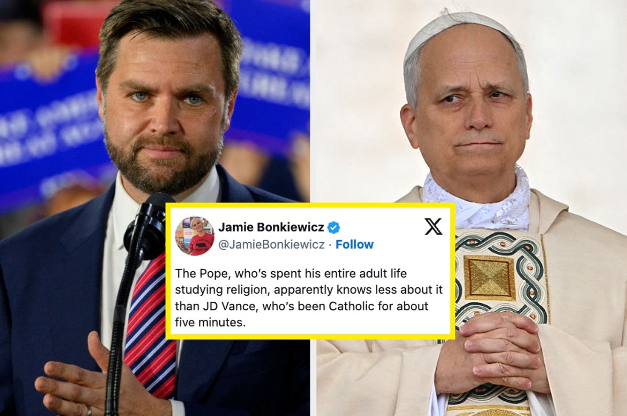 Sigh, JD "Baby Catholic" Vance Is Back Sharing His Opinions On How The Pope Should Interpret The Bible
