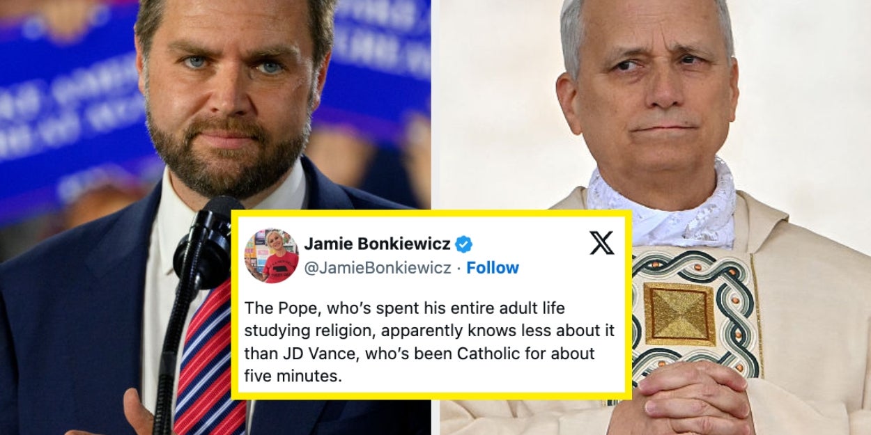 People Are Roasting JD Vance After He Criticized The Pope