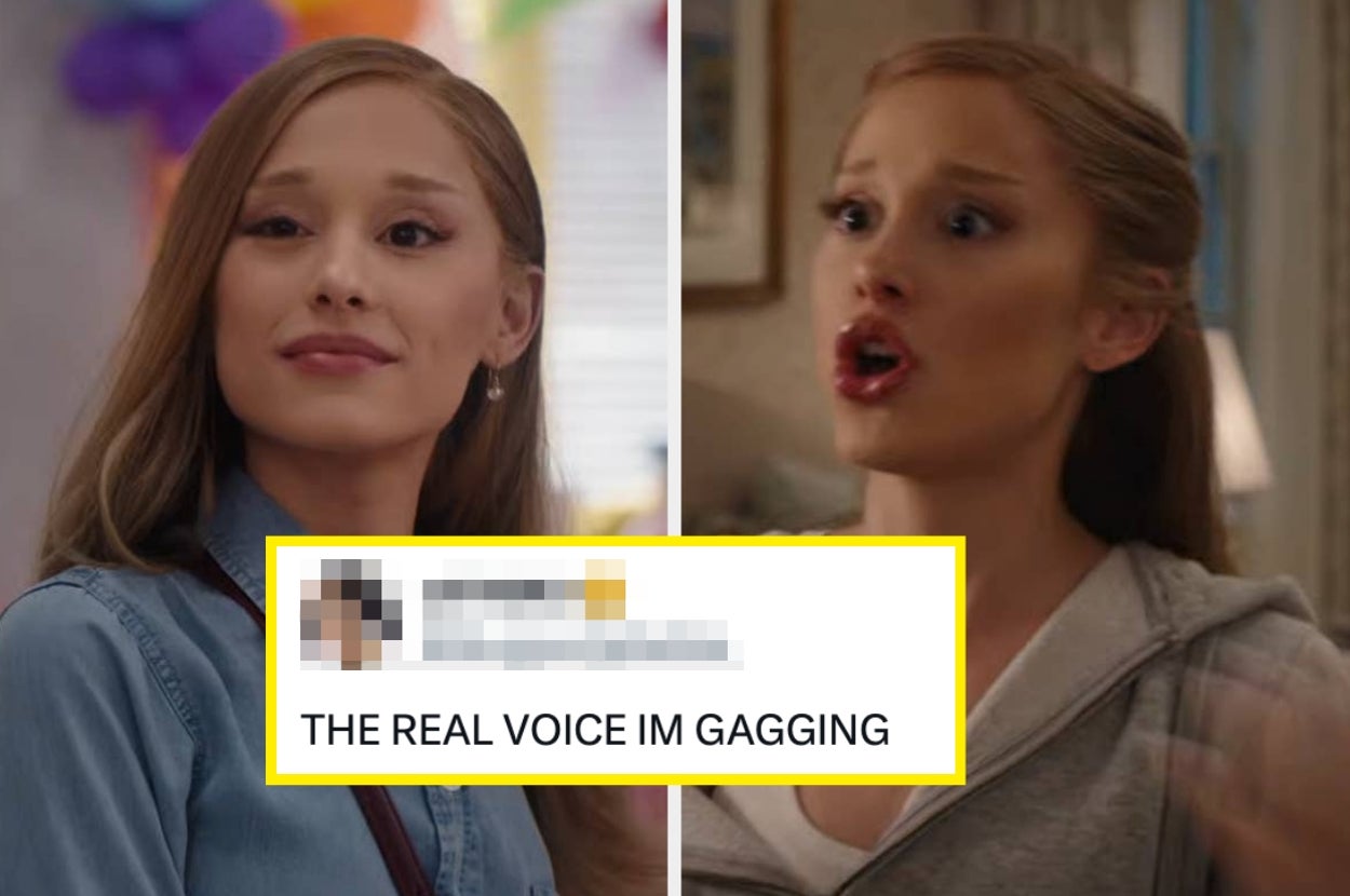 After Years Of The “Glinda Voice,” People Are Genuinely Stunned To Hear Ariana Grande’s “Normal Speaking Voice” In The Trailer For Her New Movie