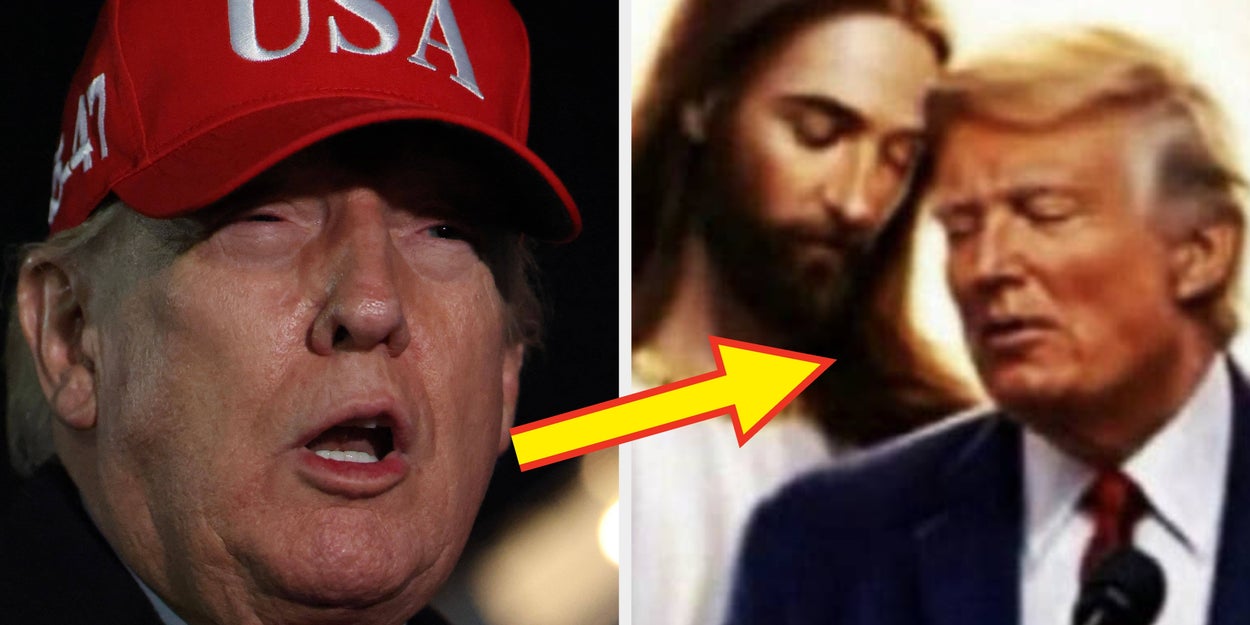 Trump Shares Another Bizarre Religious Image Online