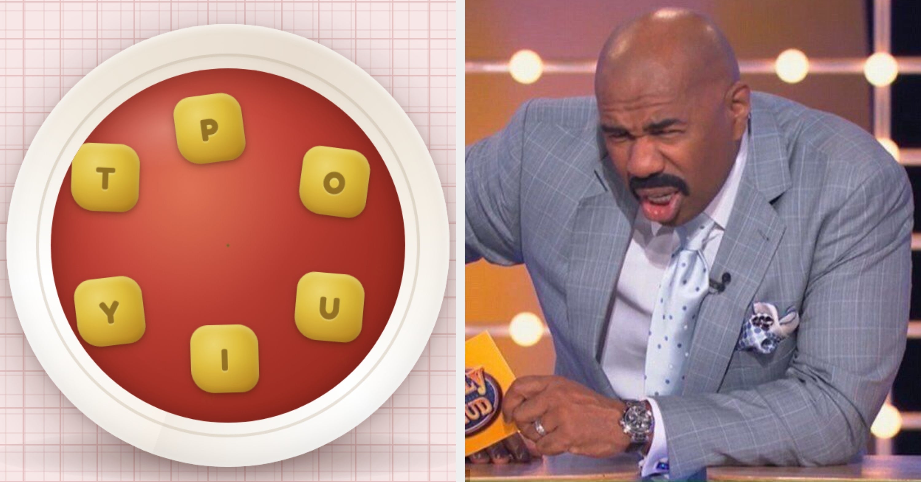 The Soup Of The Day Is "POUIYT" — How Many Words Can You Spell Out?