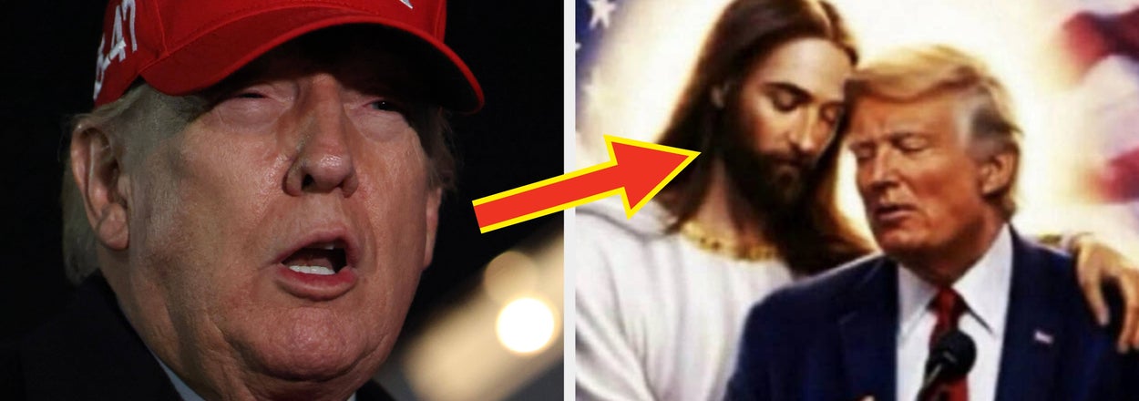 Trump Just Posted Another Very Strange Picture Of Jesus, And It's Getting Really Weird