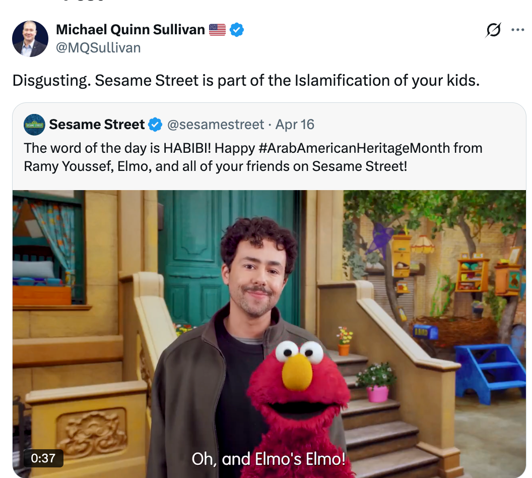 MAGA Is Having A Literal Meltdown Because Elmo Learned A New Word
