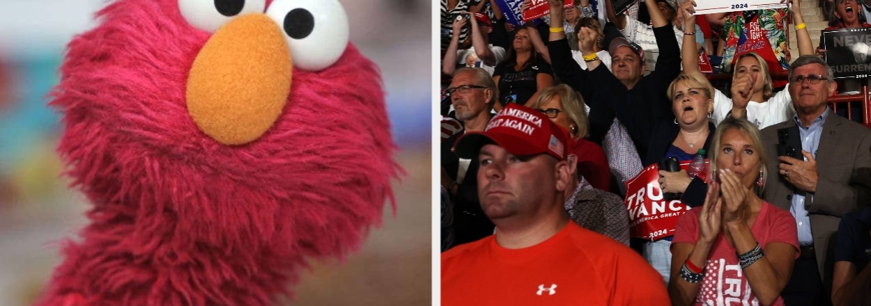 MAGA Is Having A Literal Meltdown Because Elmo Learned A New Word