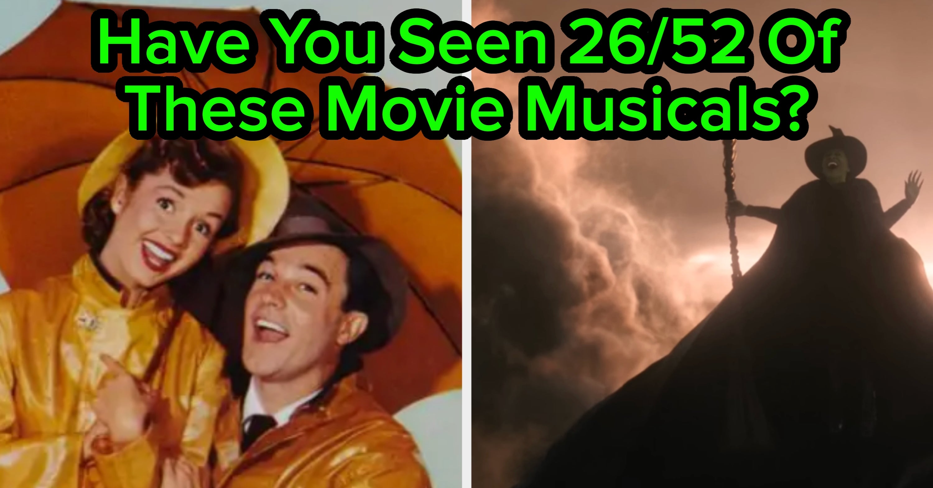 How Many Movie Musicals Have You Seen?