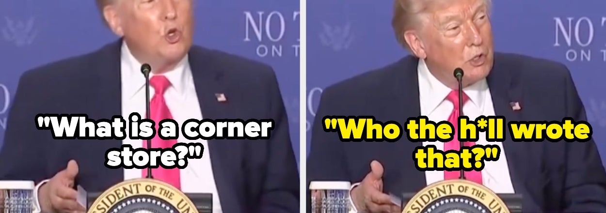 "In Touch With America": This Video Of Donald Trump Seemingly Not Knowing What A Corner Store Is Is Going Viral
