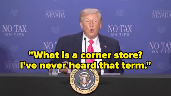 A idiosyncratic   successful  a suit   speaks astatine  a podium with "No Tax connected  Tips" and "Las Vegas Nevada" connected  the backdrop