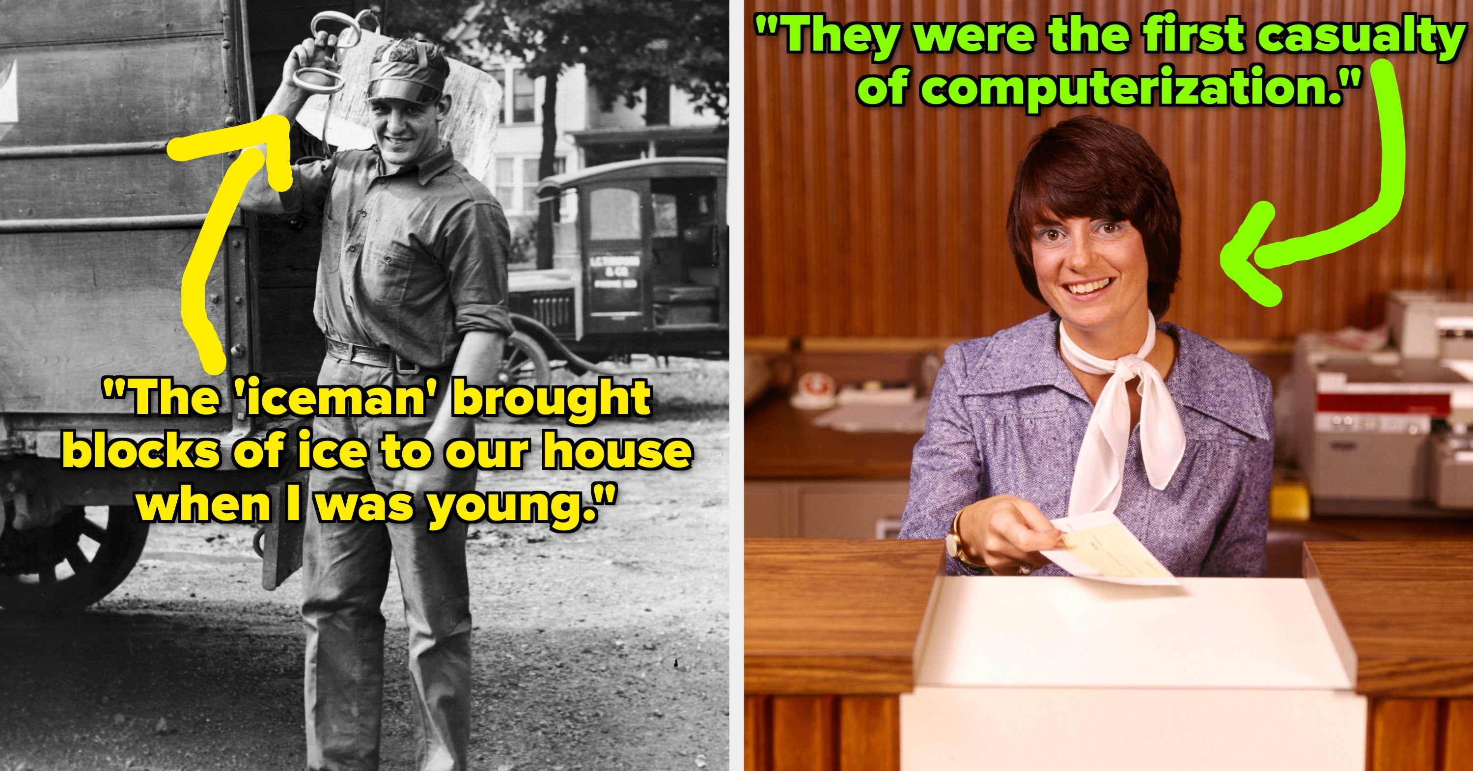 21 Jobs And Careers That Used To Exist, But Vanished Within A Single Lifetime