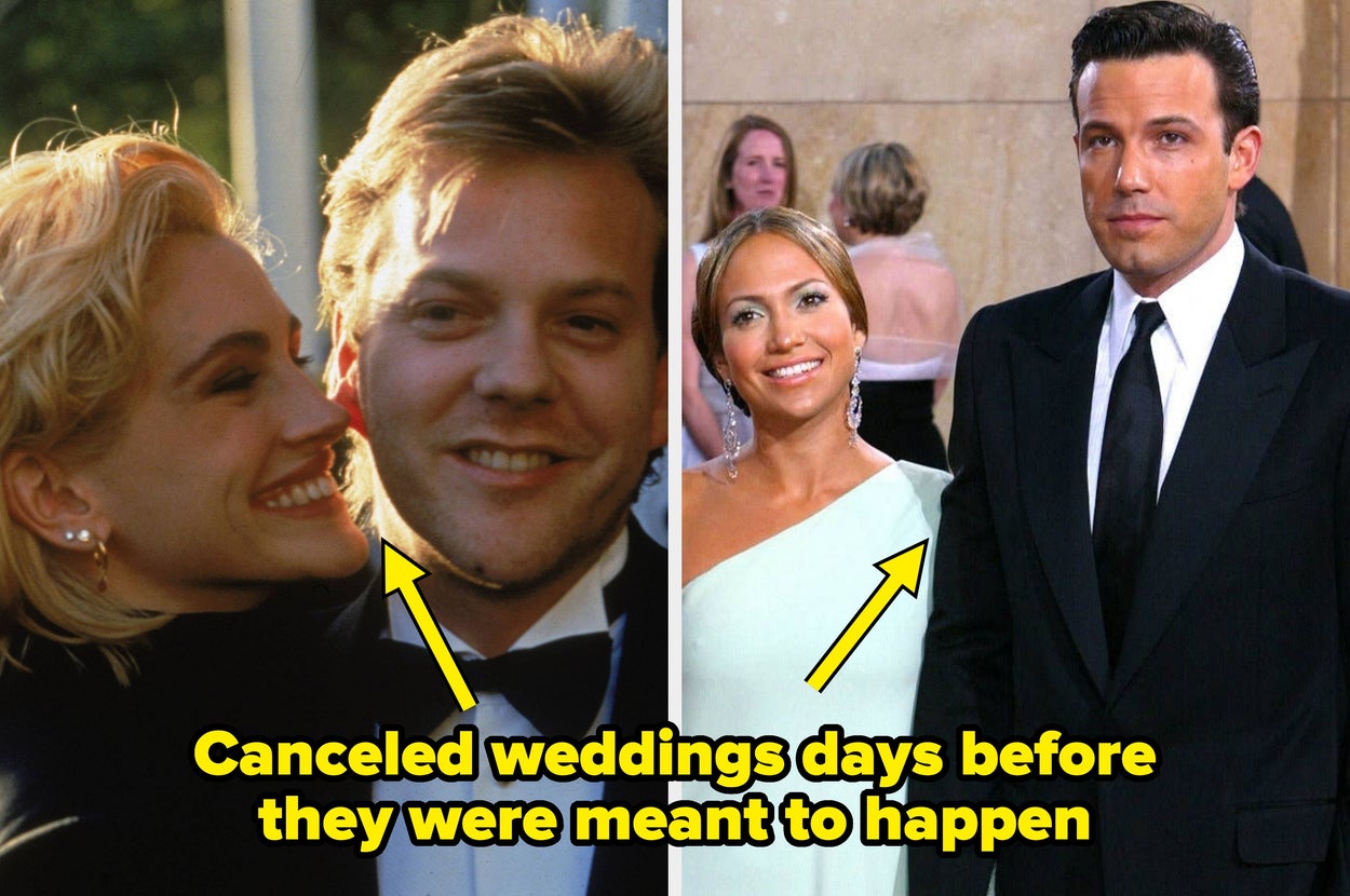 14 Celebrities Who Canceled Their Weddings At, Like, The Verrrrrry Last Minute