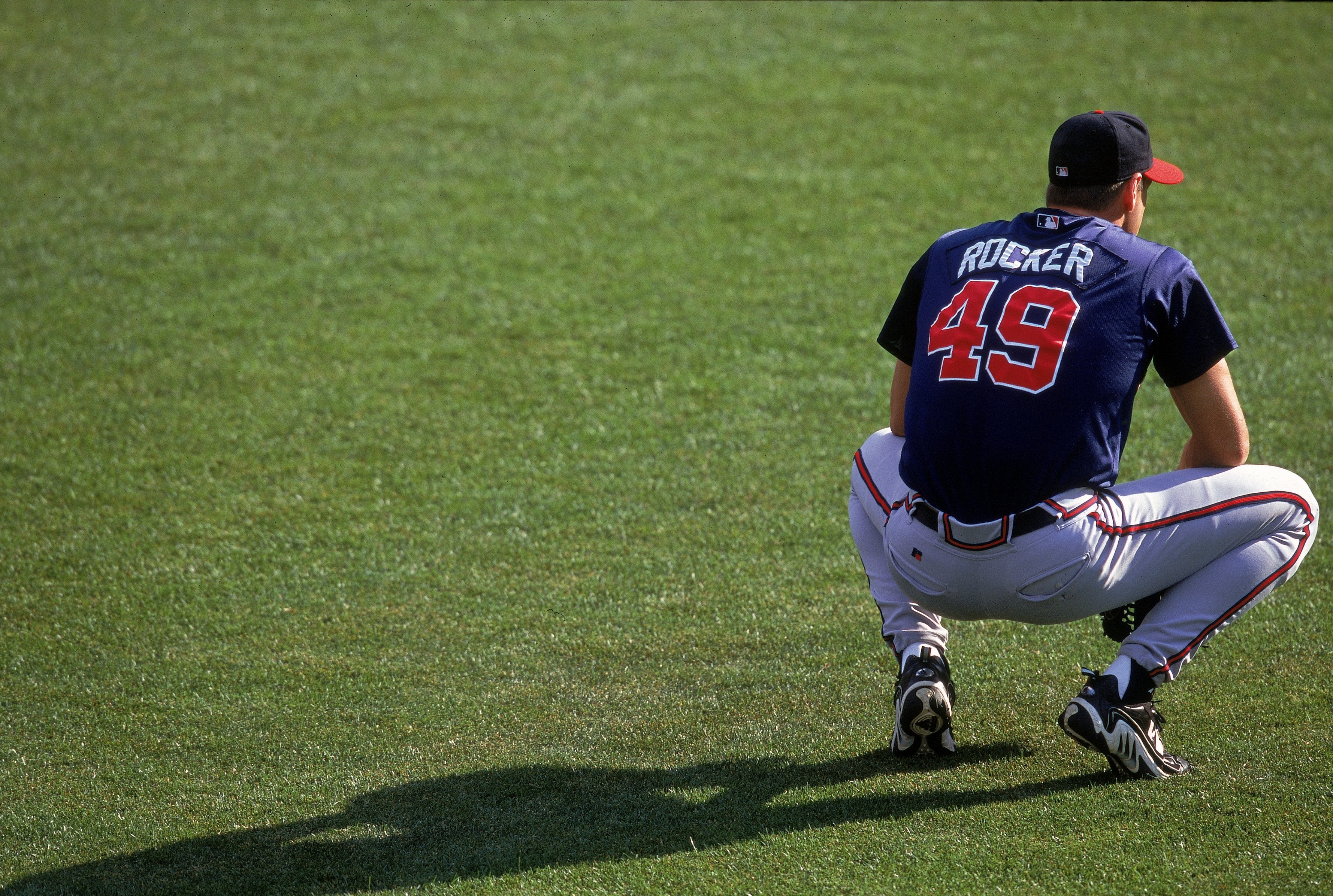 Baseball subordinate    successful  azygous   with fig   49 and "Rocker" connected  the back, squatting connected  the field
