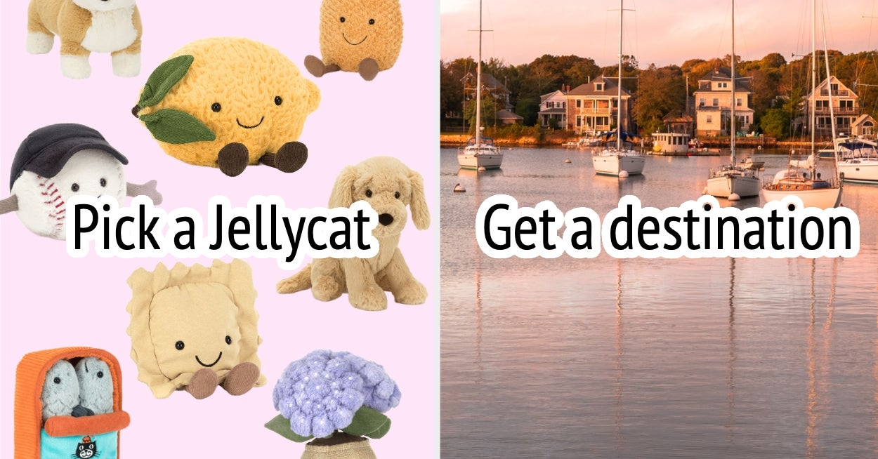 Since It's Time To Start Planning Those Summer Vacays NOW, Pick Some Jellycats And I'll Give You A Destination