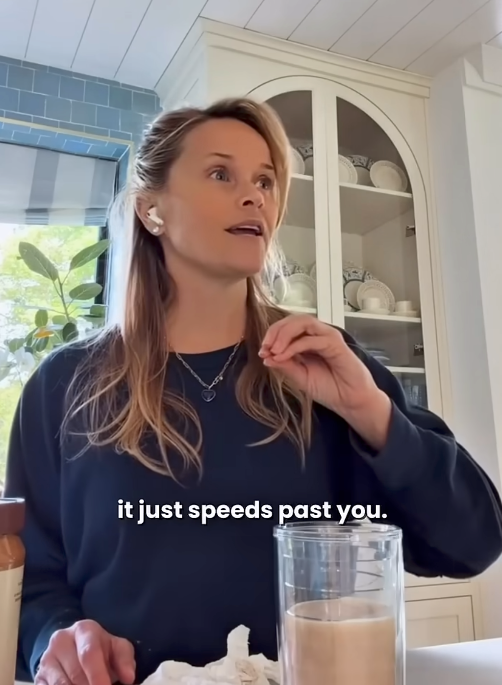  "it conscionable  speeds past   you."