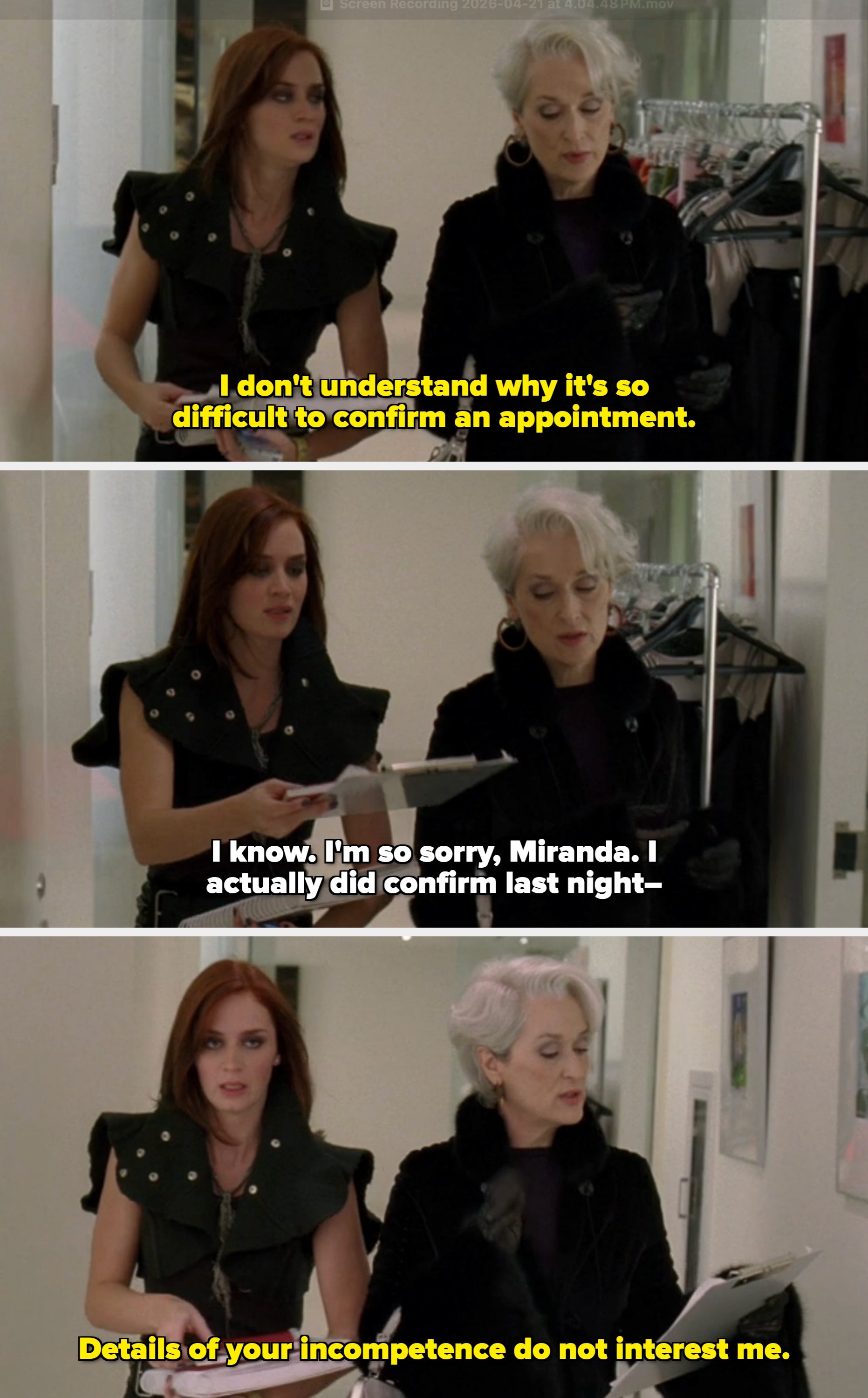 Two fashionably dressed individuals locomotion  done  an office, holding documents