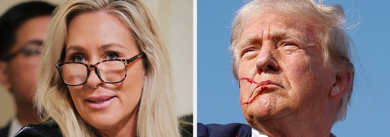Marjorie Taylor Greene Has Officially Joined The List Of People Questioning The Assassination Attempt On Donald Trump