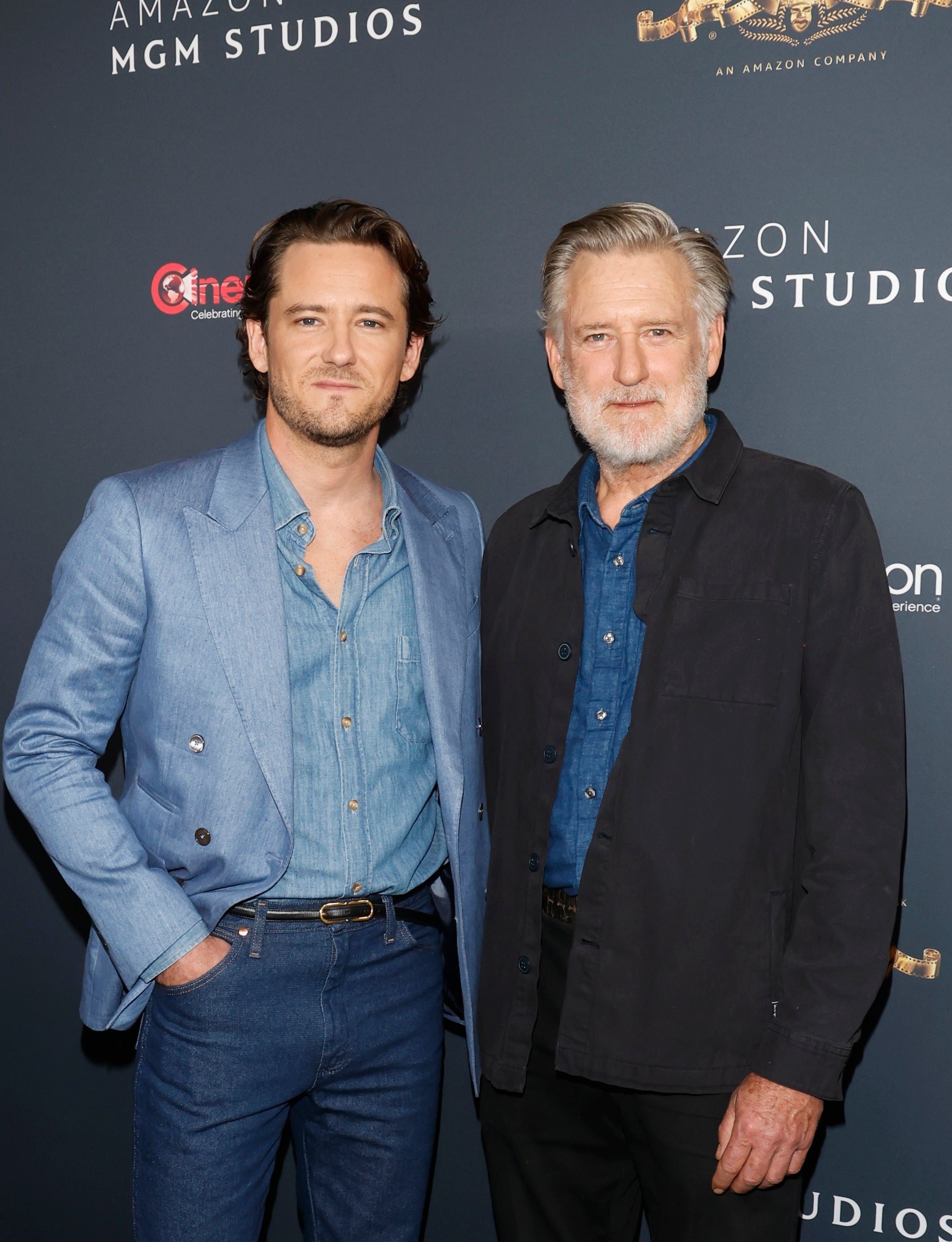 Lewis Pullman and Bill Pullman