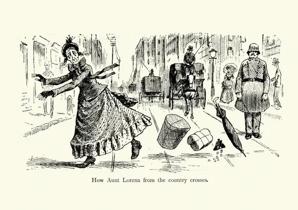  "How Aunt Lorena from the state  crosses."