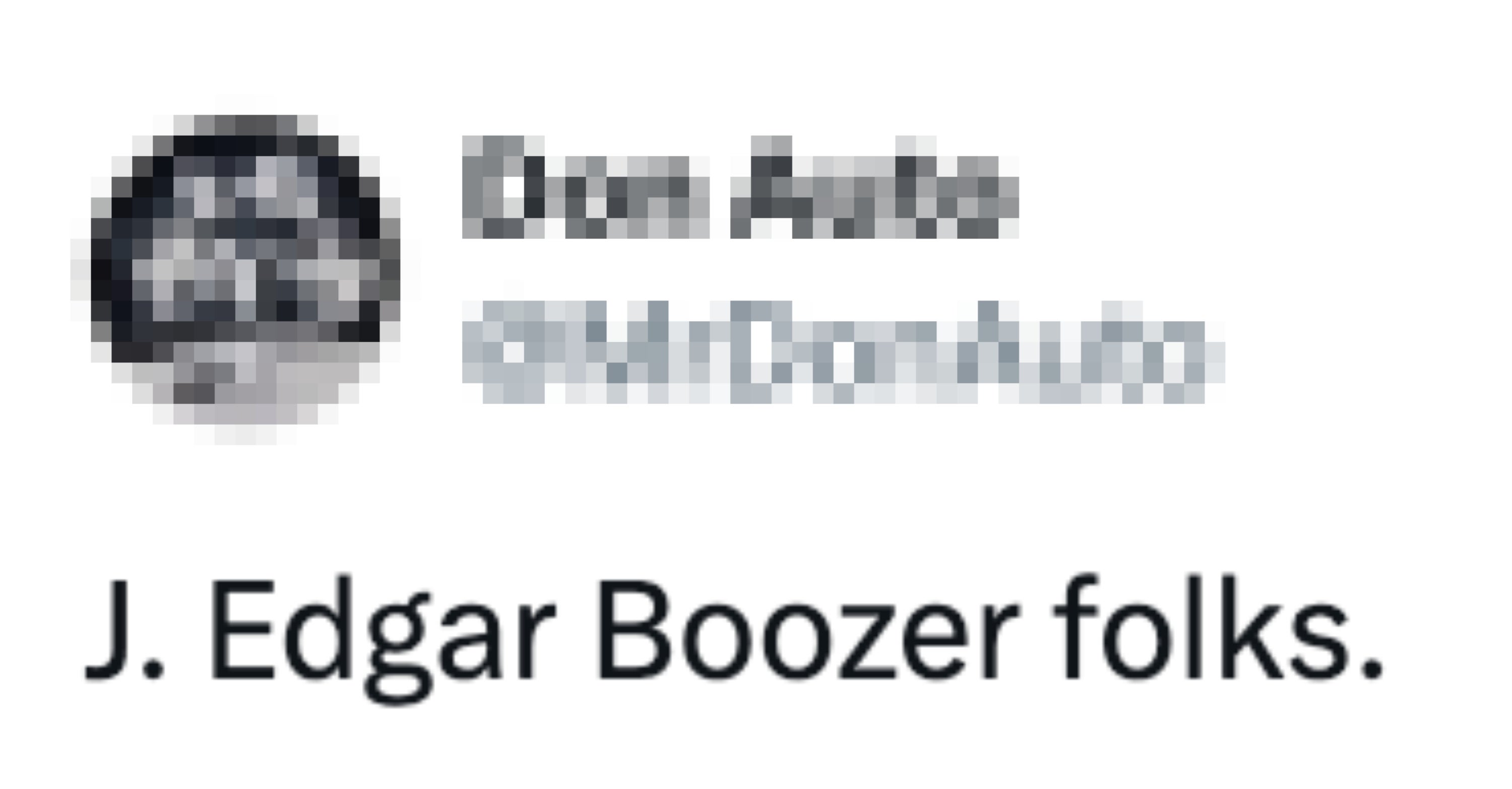  J. Edgar Boozer folks