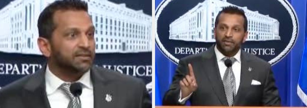 "He Is SPIRALING": Kash Patel Crashed Out At Reporters, And The Internet Can't Stop Dragging Him For It