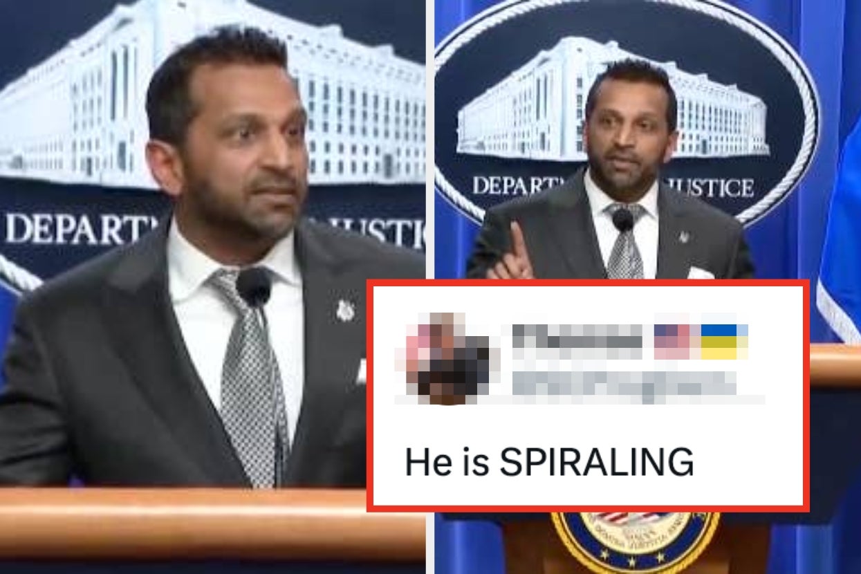 “He Is SPIRALING”: Kash Patel Crashed Out At Reporters, And The Internet Can’t Stop Dragging Him For It