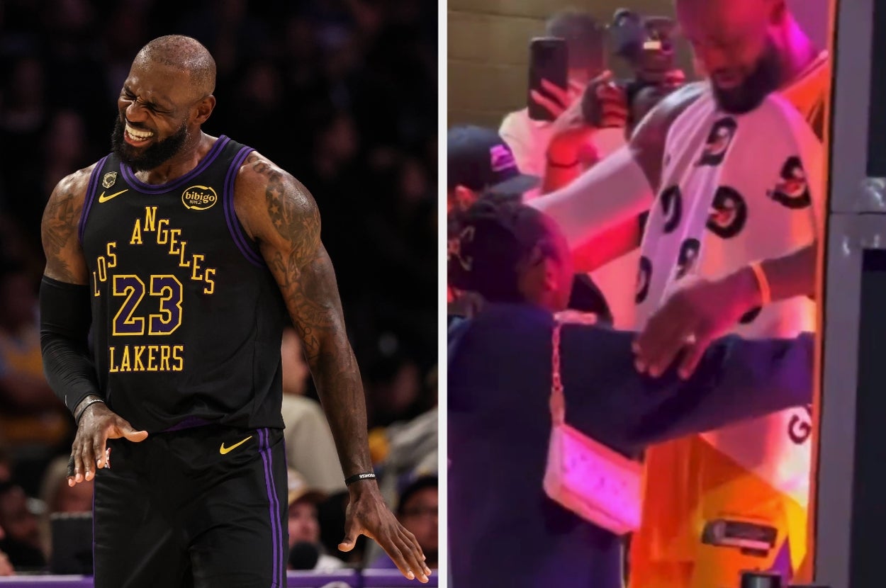 LeBron James Covered Himself In A Towel Before Hugging His Daughter After A Sweaty Game, And Everyone Is Saying The Same Thing