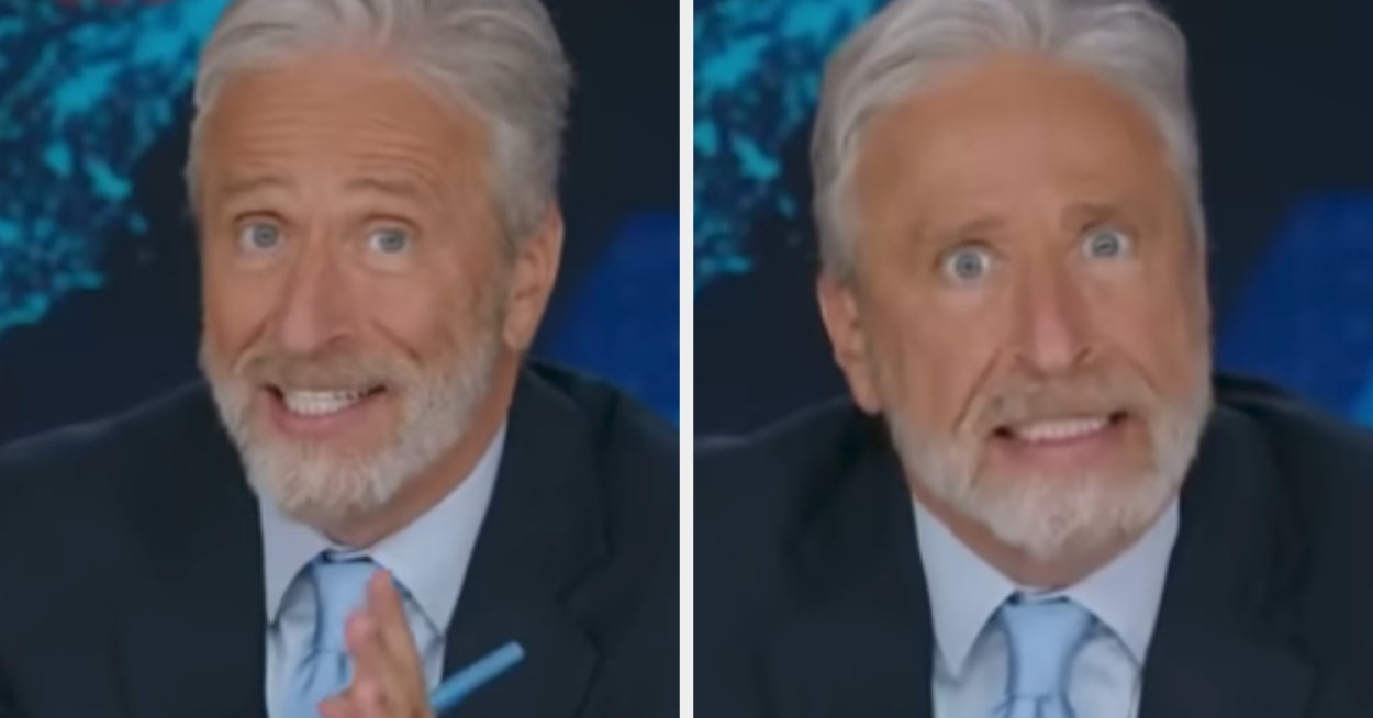 Jon Stewart Is Cracking Up Over The Bizarre Way Trump Signed This Executive Order, And Honestly Yeah, It Was Weird