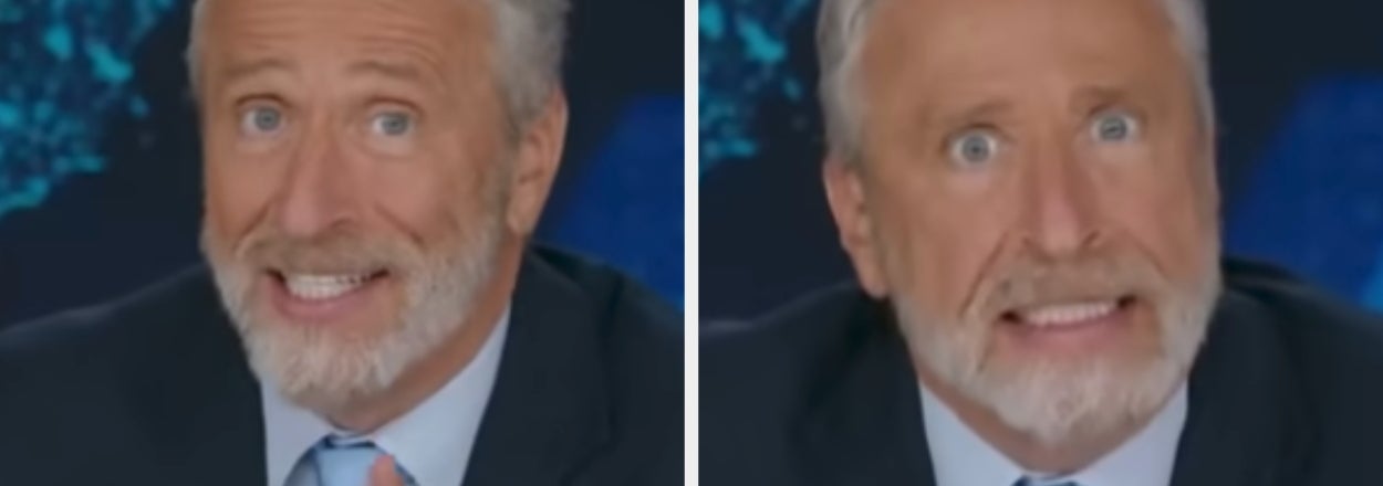 Trump's "Weird As S**t" Oval Office Moment Totally Freaked Out Jon Stewart, And It's Honestly Hilarious