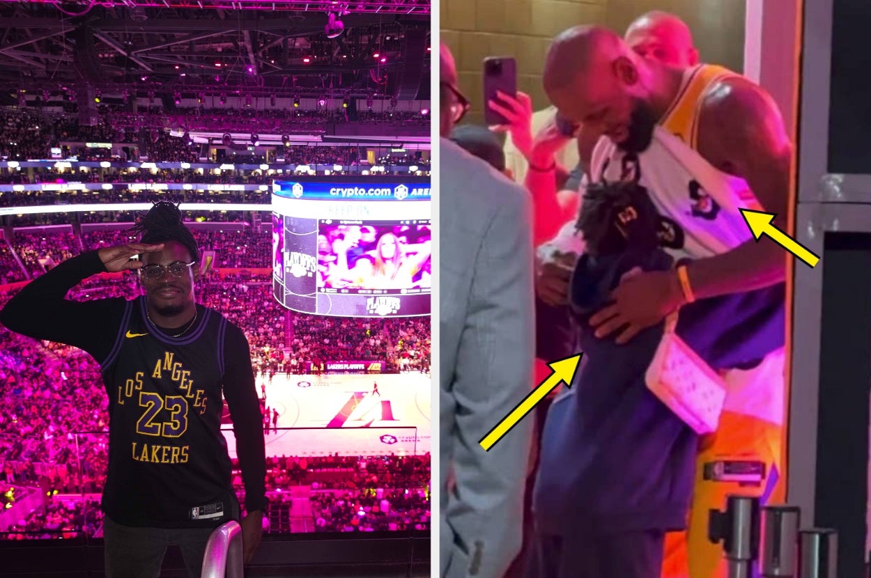 LeBron James Covered Himself In A Towel Before Hugging His Daughter After A Sweaty Game, And Everyone Is Saying The Same Thing