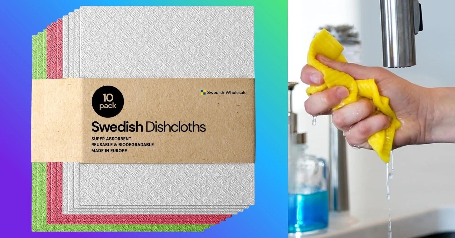 If You're Not Using Swedish Dishcloths Yet, Here's Your Sign To Start