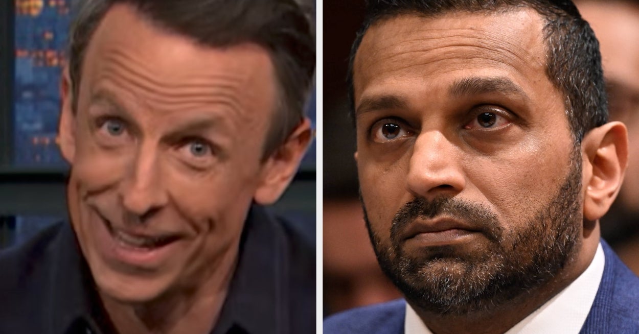 "Oh, Sweetie, No": Seth Meyers Just Pointed Out This 1 Thing About Kash Patel's Statement, And Yikes