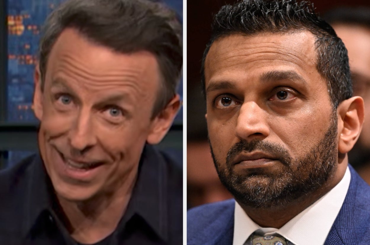 "Oh, Sweetie, No": Seth Meyers Just Pointed Out This 1 Thing About Kash Patel's Statement, And Yikes