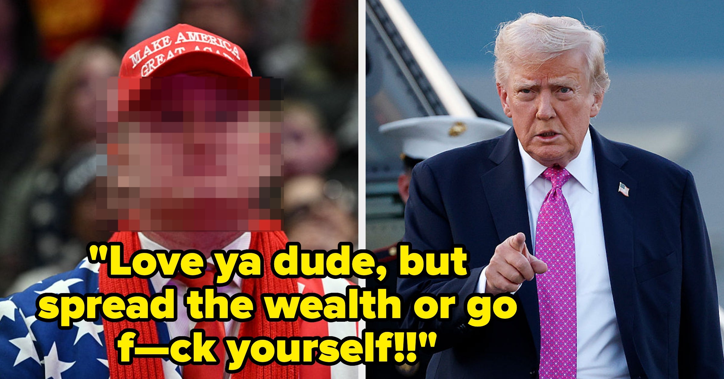 Amid Reports Of A Potential Spirit Airlines Bailout, This MAGA Supporter Is Going Viral For Calling Out Trump In The Most Cringey Way