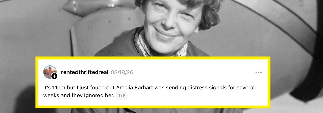 Declassified Documents Seem To Confirm A Shocking Detail About Amelia Earhart's Unsolved Mystery, And People Are Freaking Out