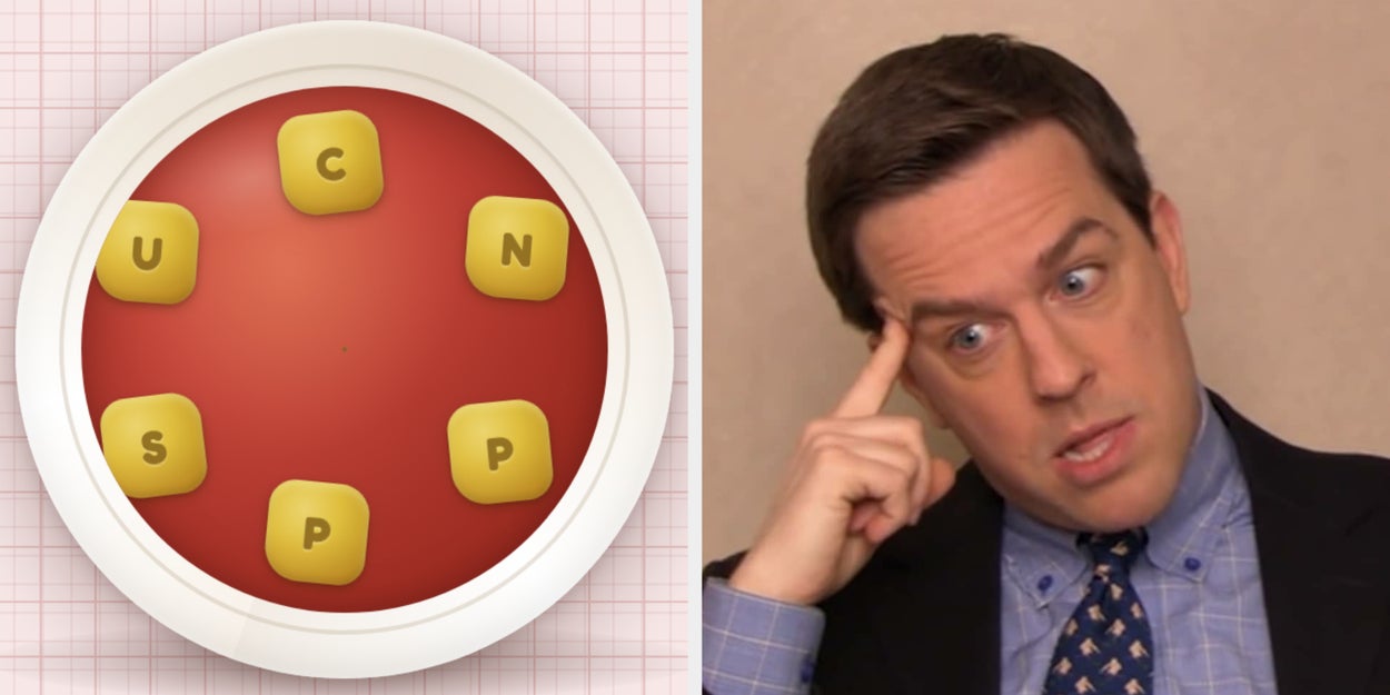 There Are 15 Words To Find From These 6 Floating Letters — Can You Find Allllllll Of Them?