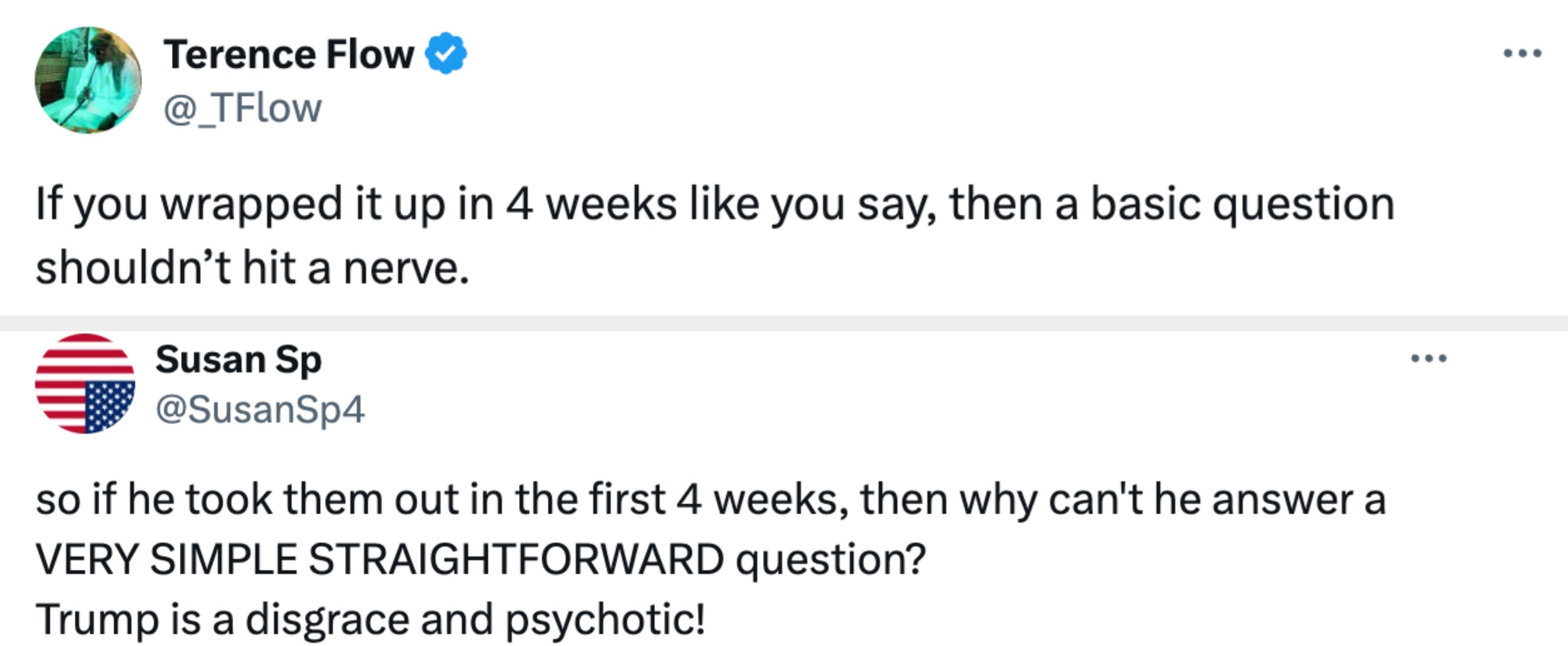  "If you wrapped it up   successful  4 weeks similar  you say, past    a basal  question   shouldn’t deed  a nerve."