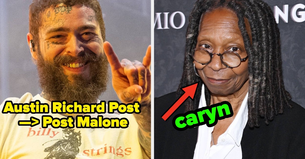 Celebrities Real Names Vs. Stage Names