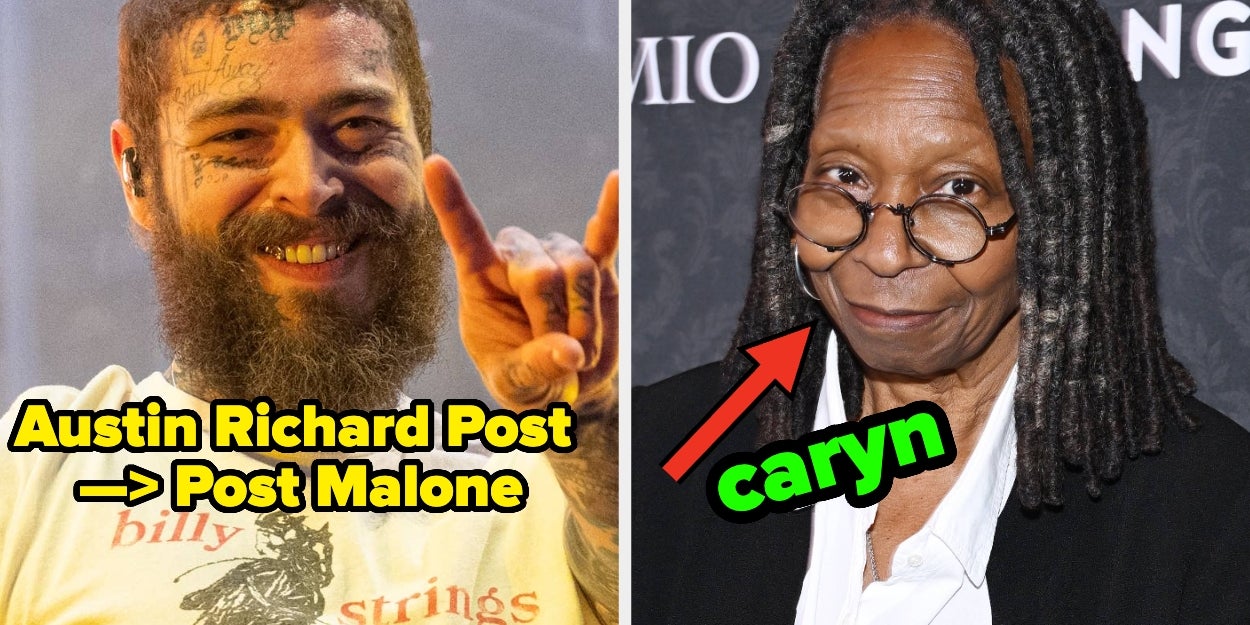 Celebrities Real Names Vs. Stage Names
