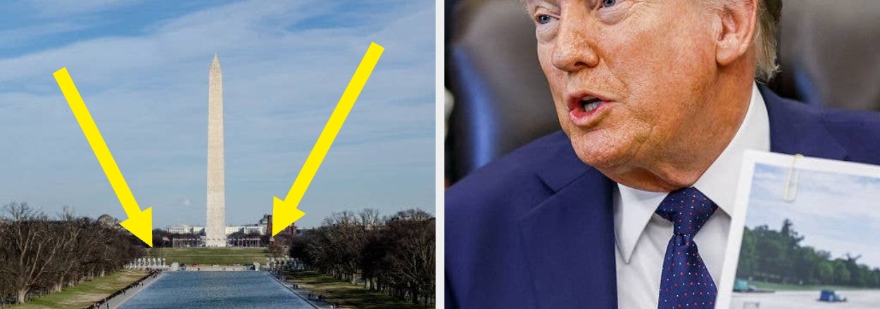Donald Trump's "American Flag Blue" Renovation Project Is Going Viral, And People Are Roasting It