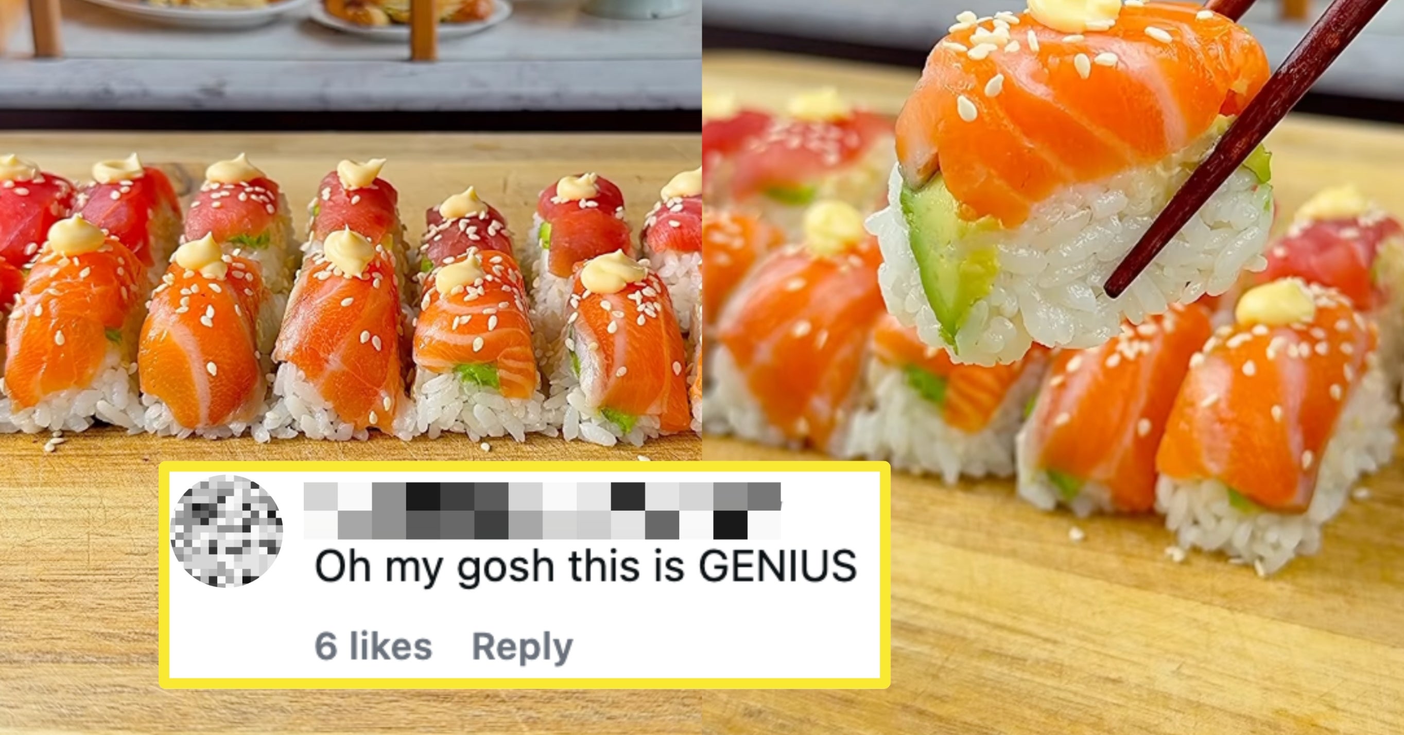 This Viral Hack For Making Restaurant-Level Sushi At Home Uses A Common Tool You'd Never Expect