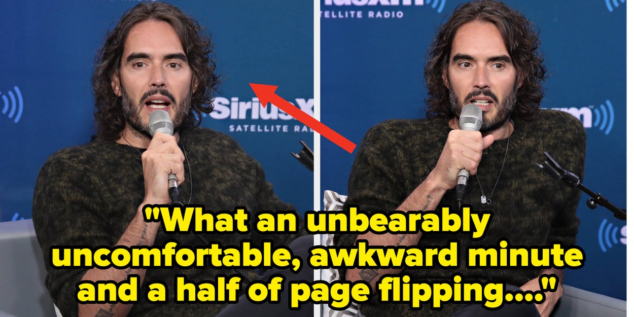 Russell Brand Struggles To Find Bible Verse In Interview