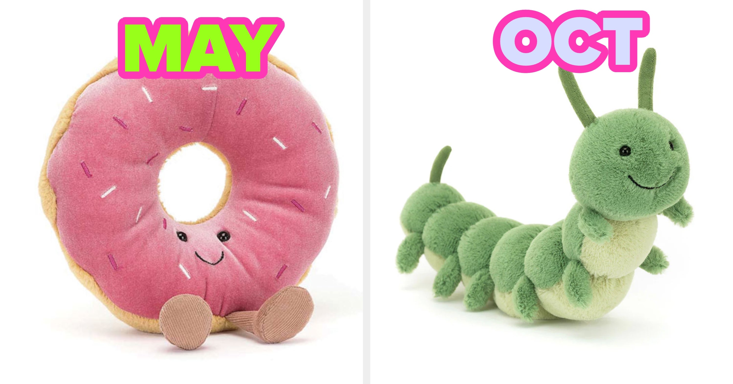 Pick Some Jellycats And I'll Guess Your Birth Month