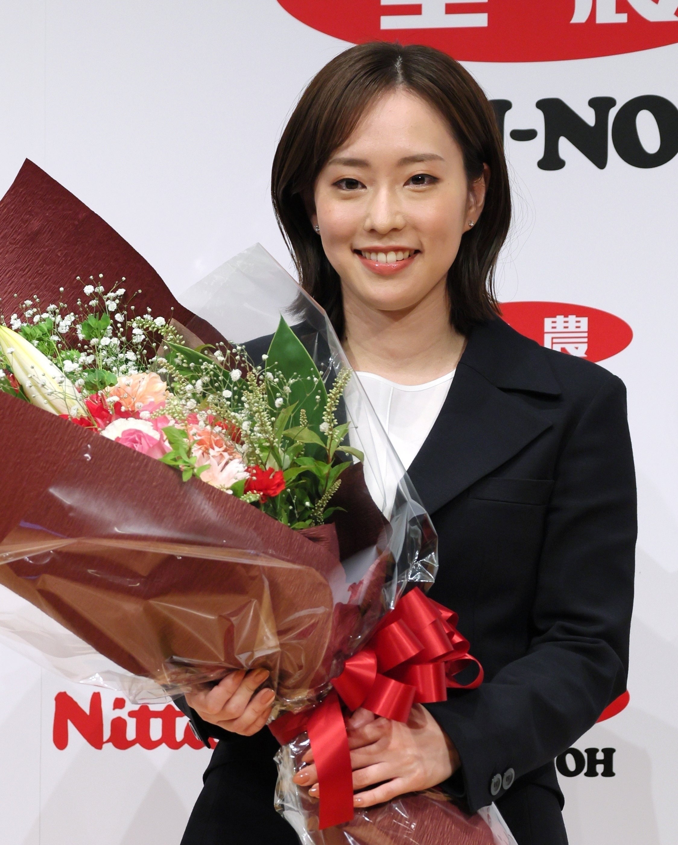 石川佳純さん（時事）