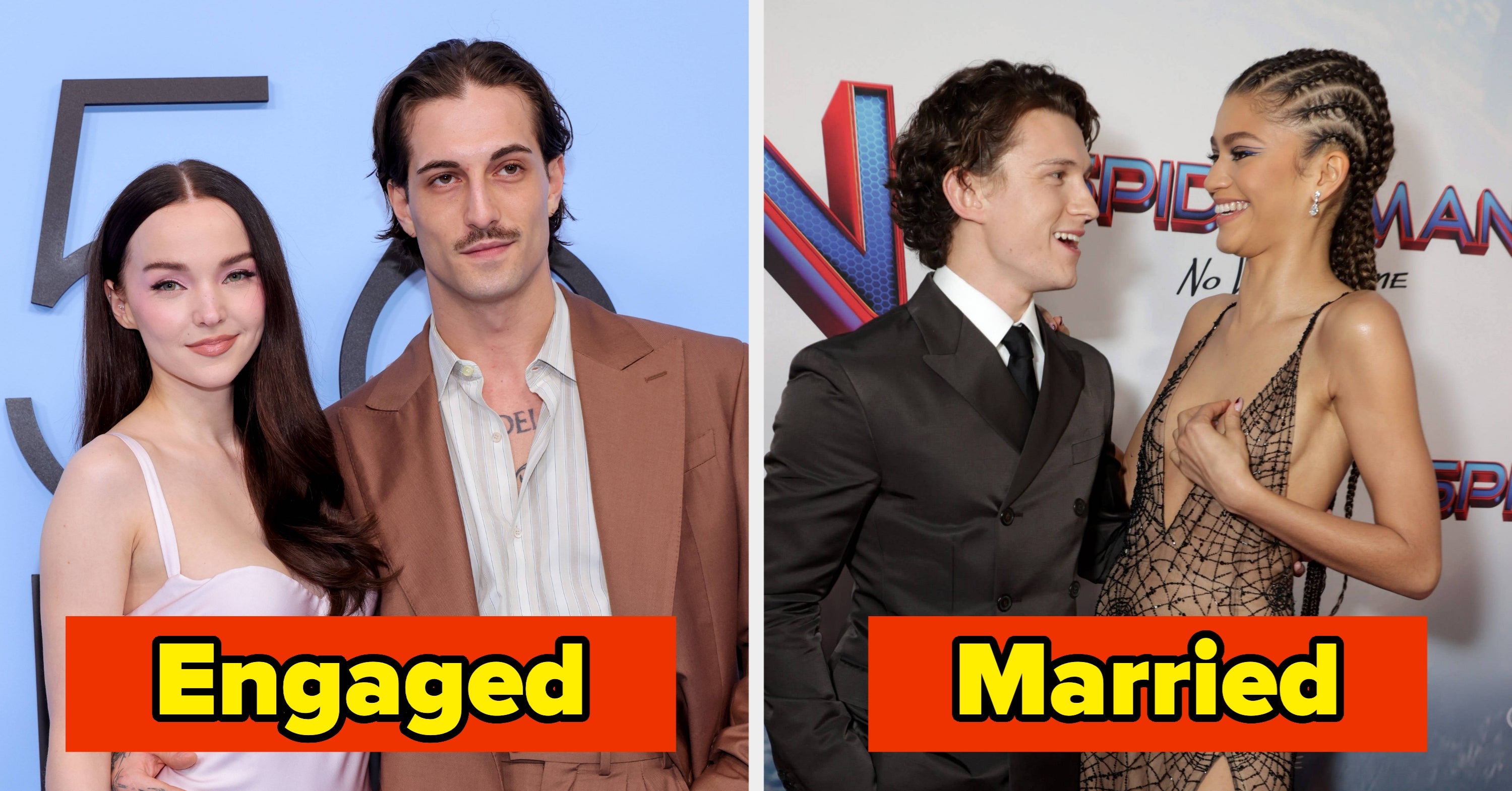 2026 Is Quiiiiite The Year For Love — Here Are All Of The Celebrity Couples Who Started Dating, Got Engaged, Or Got Married This Year