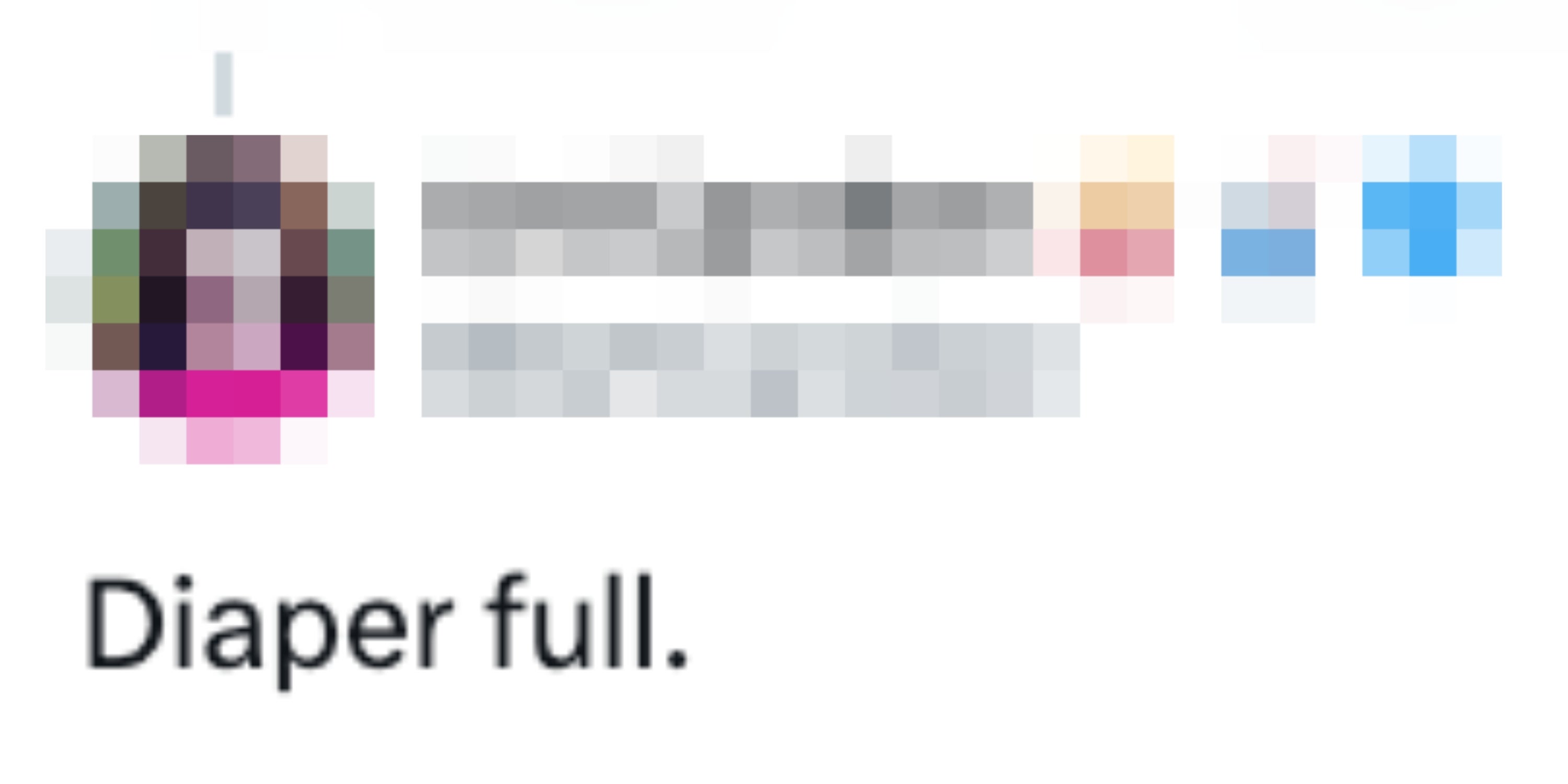Tweet fra Art Candee: "Bleie full."