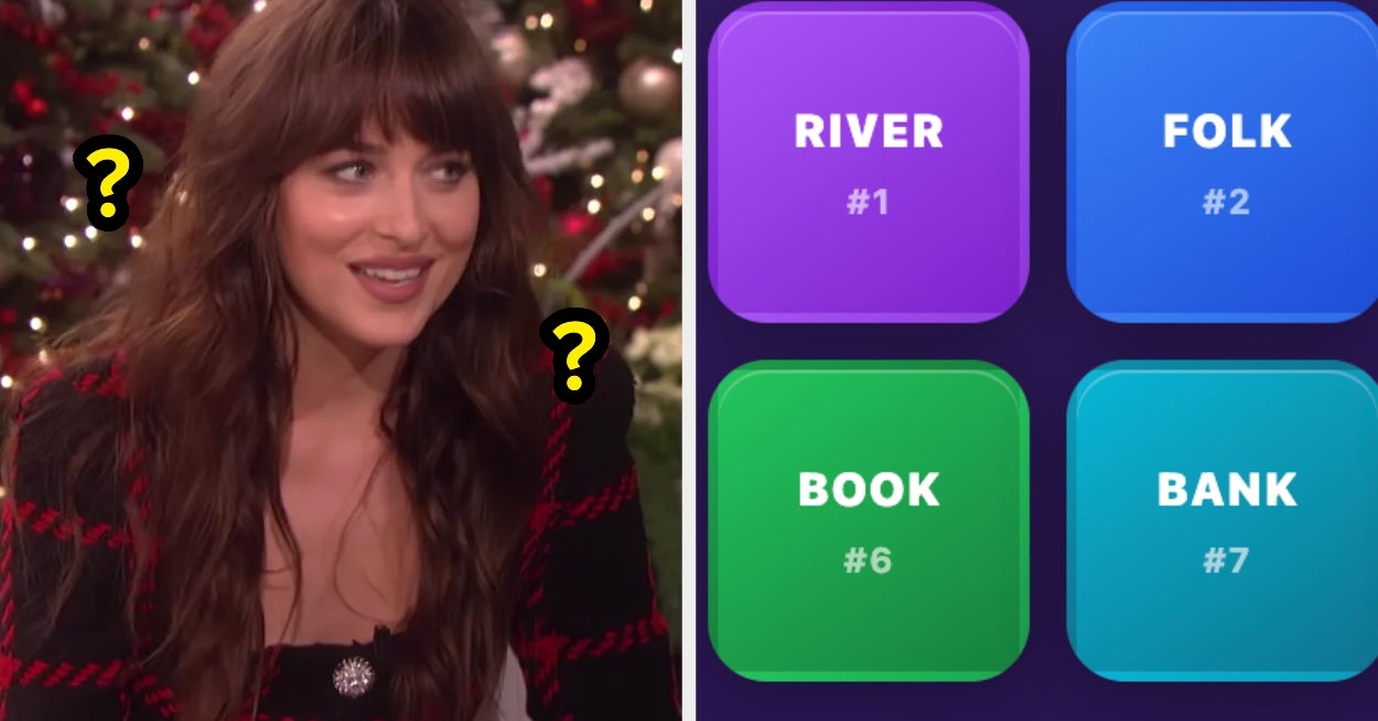 If You Don't Solve Today's Word Chains Dakota Johnson Will Be Disappointed (I Made That Up, But Whatever, Just Play)