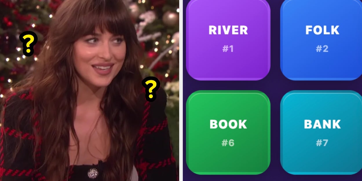 If You Don't Solve Today's Word Chains Dakota Johnson Will Be Disappointed (I Made That Up, But Whatever, Just Play)