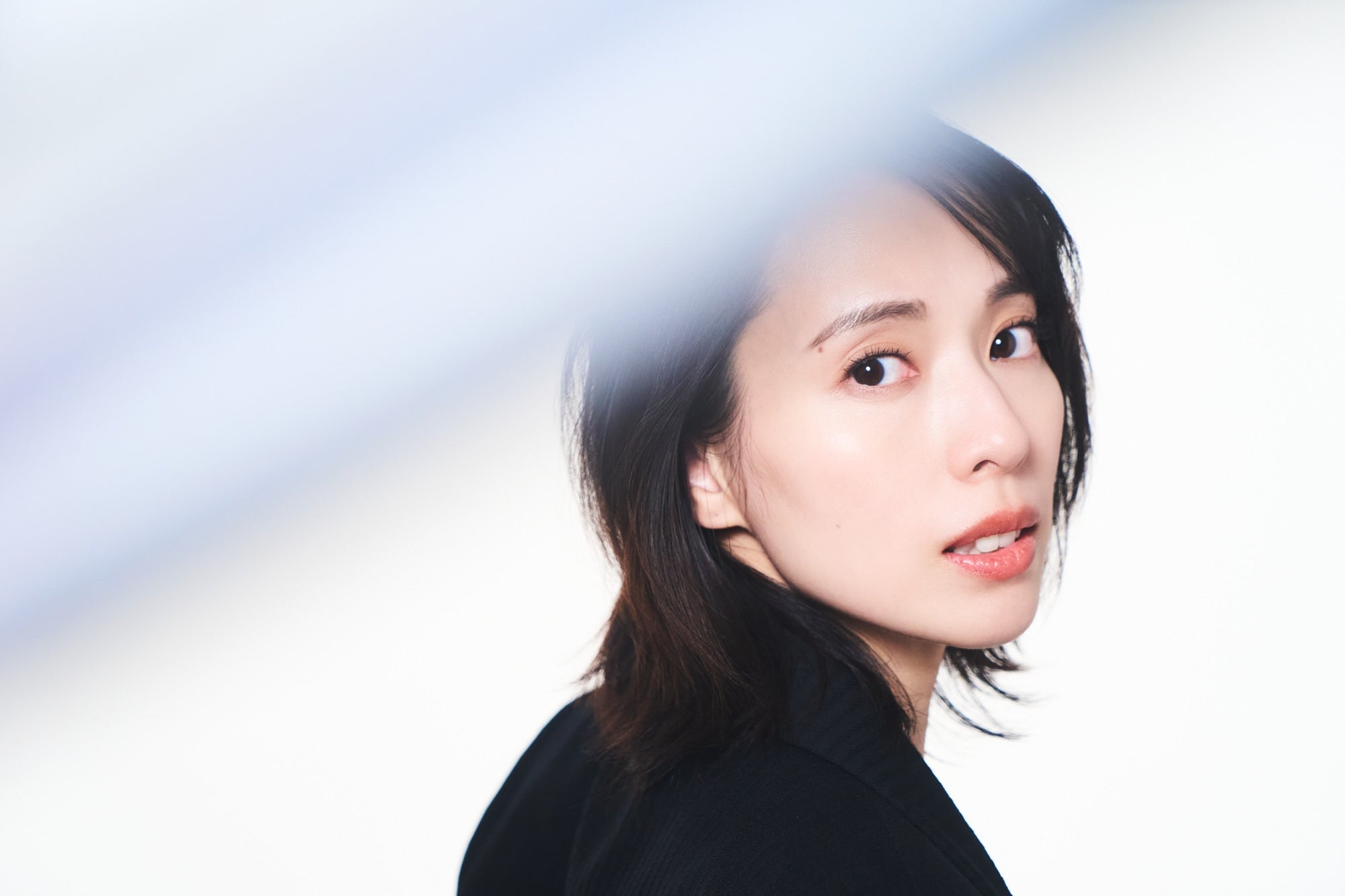 取材に応じる戸田恵梨香さん（Photo by 黒羽政士）