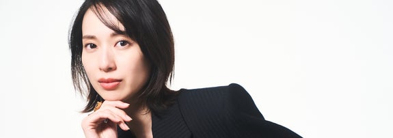 取材に応じる戸田恵梨香さん（Photo by 黒羽政士）