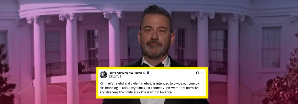Jimmy Kimmel Pointed Out The Obvious Hypocrisy In Melania Trump Calling For Him To Be Fired